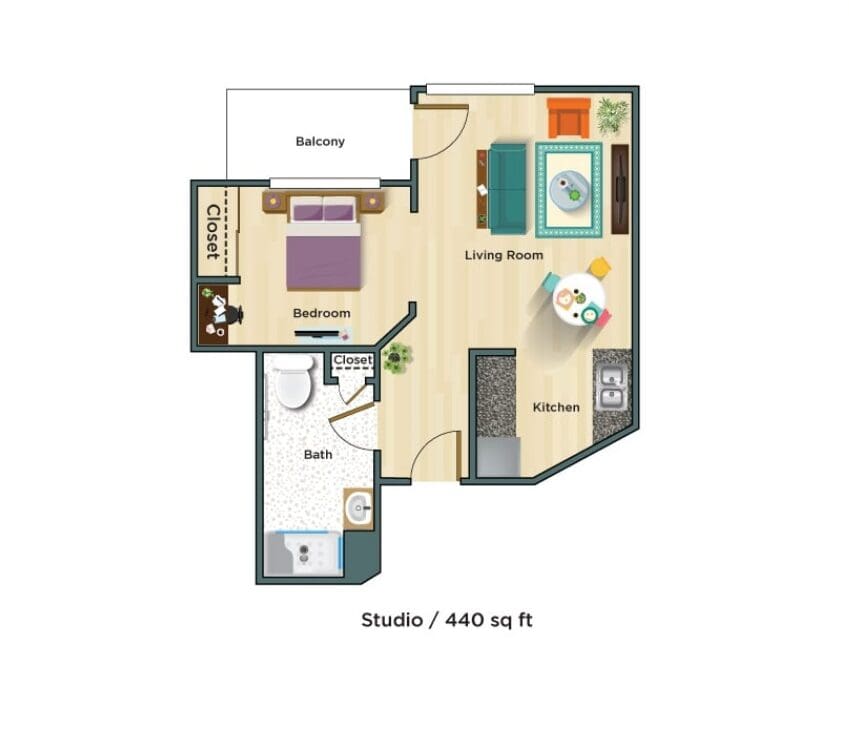 Blossom Vale Floor Plan Studio1