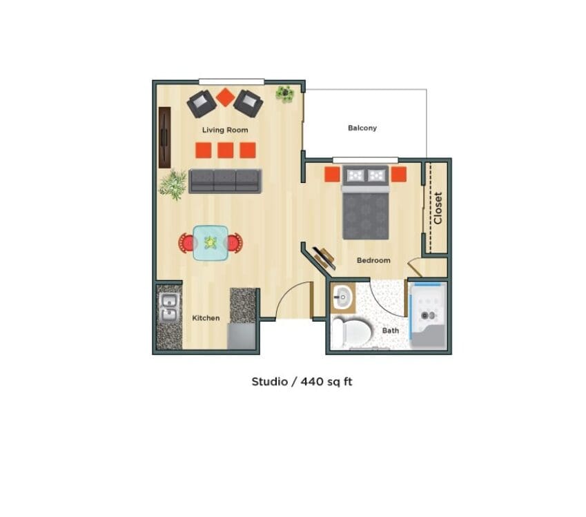 Blossom Vale Floor Plan Studio2